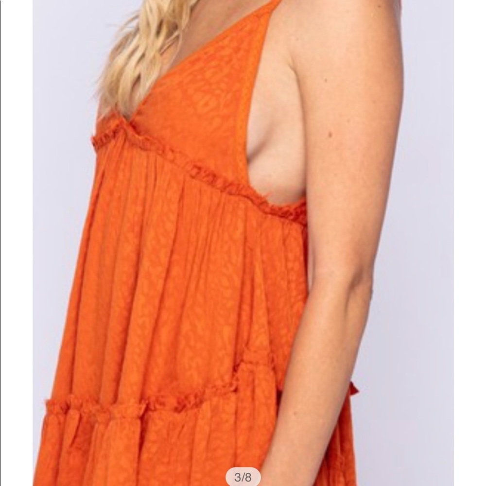 Game Day Dress By Skylar Madison SIZE S 🧡🧡🧡 - Picture 7 of 7